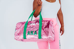 Alpha kappa alpha luggage bag